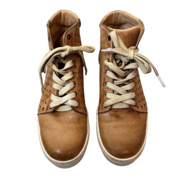 BED STU Lirica High Top Platform Sneake Bone Dip Dye Size 6 - Picture 8 of 9